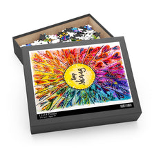 Load image into Gallery viewer, Keep Shining Colorful Heart Art Jigsaw Puzzle
