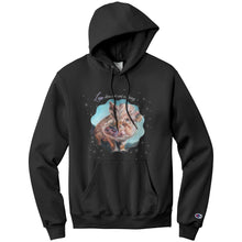 Load image into Gallery viewer, Love Does not Cost a Penny, Penny Lane Pig Art Champion Hoodie - Black or Heathered Navy