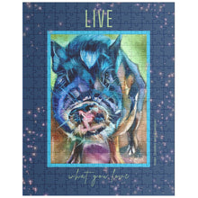 Load image into Gallery viewer, Nester rescue pig portrait puzzle art allison luci outsiders farm and sanctuary