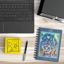 Load image into Gallery viewer, Nester Pig Painting - Live what you Love - Inspirational Journal Notebook - Outsiders Farm