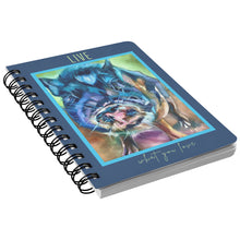Load image into Gallery viewer, Nester pig rescue pig painting Outsiders Farm and Sanctuary Georgia Allison Luci Art Allie for the Soul journal notebook Inspirational Live what you LOVE