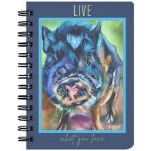 Load image into Gallery viewer, Nester pig rescue pig painting Outsiders Farm and Sanctuary Georgia Allison Luci Art Allie for the Soul journal notebook Inspirational Live what you LOVE