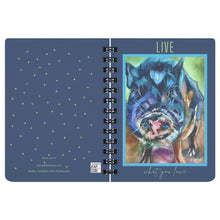Load image into Gallery viewer, Nester Pig Painting - Live what you Love - Inspirational Journal Notebook - Outsiders Farm