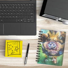 Load image into Gallery viewer, Never Stop Dreaming Journal with Petey Pig Art