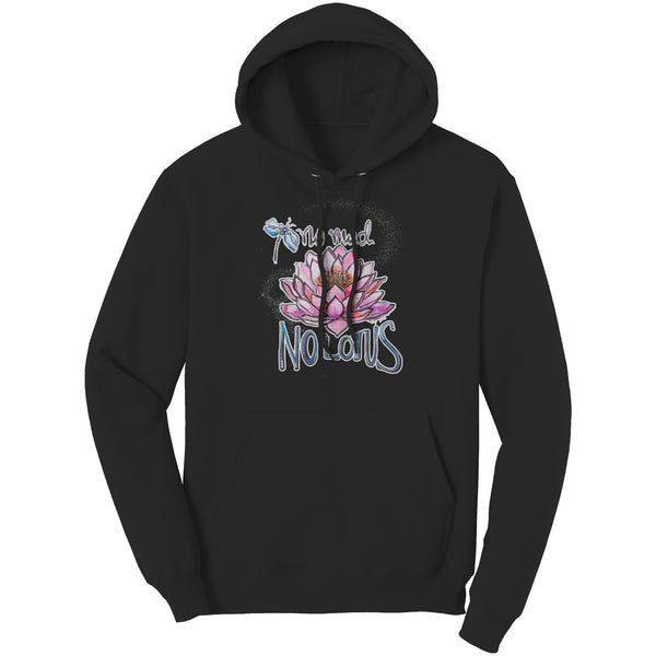 No Mud No Lotus Unisex Hoodie - 5 Colors - Black, Navy, Purple, Pink, Bright Blue - S through 5XL