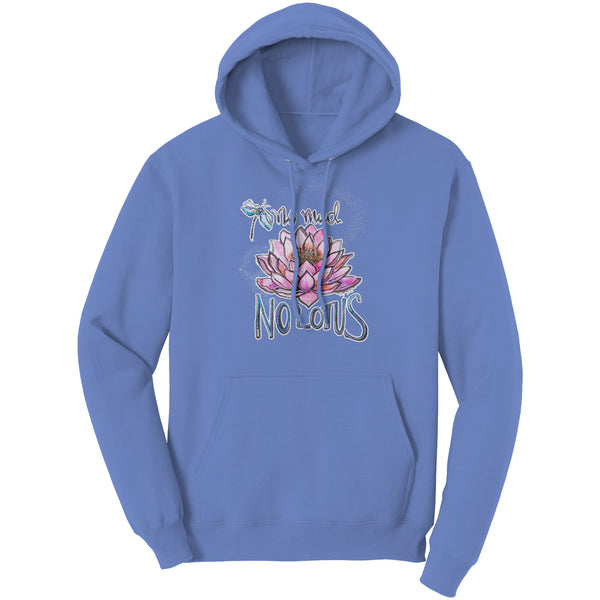 No Mud No Lotus Unisex Hoodie - 5 Colors - Black, Navy, Purple, Pink, Bright Blue - S through 5XL