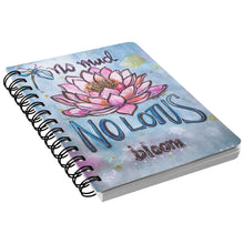Load image into Gallery viewer, No Mud No Lotus Notebook Inspirational and Motivational Journal