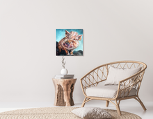 Load image into Gallery viewer, Penny Lane Pig Art Reproduction on Gallery Wrapped Canvas Print from Original Painting for Arthur's Acres Animal Sanctuary