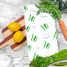 Load image into Gallery viewer, Find your Inner Peas Kitchen Tea Towel