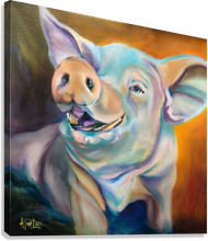 Load image into Gallery viewer, Blue Eye Wilbur Gallery Wrapped Canvas Print from Original Painting for Odd Man Inn