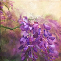 Load image into Gallery viewer, Purple Wisteria Fine Art Print
