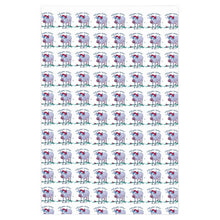 Load image into Gallery viewer, Santa Piggie Holiday Wrapping Paper Peace and Kindness to All