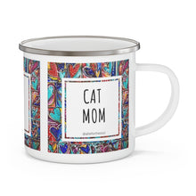 Load image into Gallery viewer, Cat Mom Enamel Mug