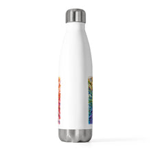 Load image into Gallery viewer, Keep Shining Colorful Heart Art on a 20oz Insulated Bottle