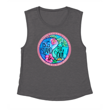 Load image into Gallery viewer, Feminine Muscle Tank Tops With Logo - 5 Colors