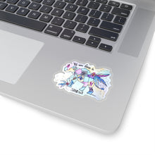 Load image into Gallery viewer, Born to Stand Out Elephant Kiss-Cut Stickers
