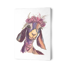 Load image into Gallery viewer, goat love lovers greeting card anniversary card valentines day romantic love allison luci allie for the soul