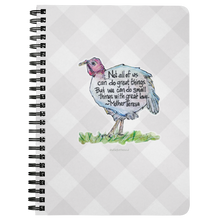 Load image into Gallery viewer, Turkey Love Notebook / Journal with Mother Teresa Quote