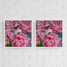 Load image into Gallery viewer, peony painting pink spring art allison luci artist fine art print