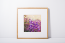 Load image into Gallery viewer, Purple Wisteria Fine Art Print