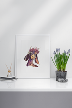Load image into Gallery viewer, Sweet Pea Goat Love Art Print
