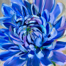 Load image into Gallery viewer, Chrysanthemum Blue/Purple Flower Art Print