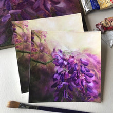 Load image into Gallery viewer, Purple Wisteria Fine Art Print