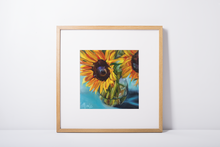 Load image into Gallery viewer, "Twain", Sunflower Giclee Paper Print