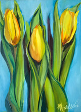 Load image into Gallery viewer, Bright Tulips Gallery Wrapped Canvas