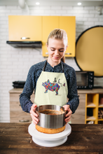Load image into Gallery viewer, Piggie Love filled with Heart Art Apron