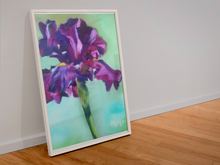 Load image into Gallery viewer, Purple Iris Flower Fine Art Print