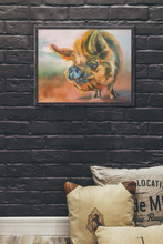 Load image into Gallery viewer, Pig Painting Hans2 Gallery Wrapped Canvas Print