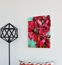 Load image into Gallery viewer, Red Poppies Gallery Wrapped CANVAS Print Hope Always Wins - Allison Luci