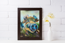 Load image into Gallery viewer, Flip from Odd Man Inn in Tennessee Pig Painting Fine Art Paper Print
