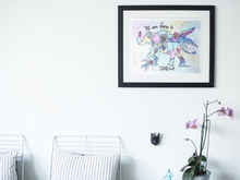 Load image into Gallery viewer, Born to Stand Out Elephant Art Print