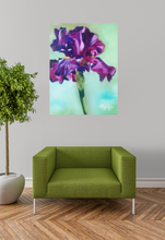 Load image into Gallery viewer, bold modern contemporary art gallery wrapped canvas ultimate gray pantone purple allison luci artist large interior design home decor office art kitchen bedroom living room