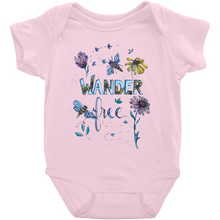 Load image into Gallery viewer, Wander Free Baby Onesies - 4 Colors

