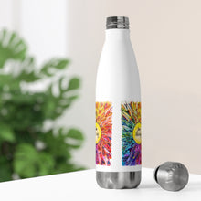 Load image into Gallery viewer, Keep Shining Colorful Heart Art on a 20oz Insulated Bottle