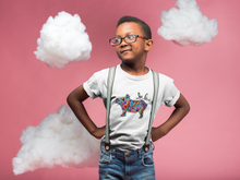 Load image into Gallery viewer, Be Love Pig Shape Heart Art T-Shirt (Youth Sizes) - 3 Colors