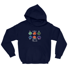 Load image into Gallery viewer, Pig Snouts with Names Unisex Hoodies (Youth Sizes) - 3 Colors