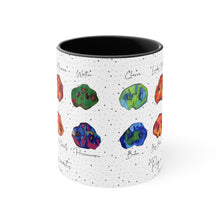 Load image into Gallery viewer, Pig Snouts with Names Accent Coffee Mug, 11oz