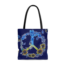 Load image into Gallery viewer, Peace for Ukraine Reusable Tote Bag