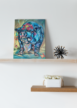 Load image into Gallery viewer, Frida Kahlo Inspired Pig Portrait on Gallery Wrapped CANVAS Print