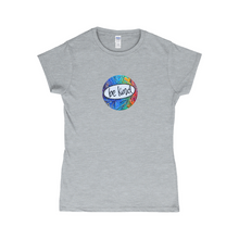 Load image into Gallery viewer, Be Kind Women's Fitted T-Shirt
