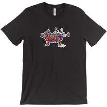 Load image into Gallery viewer, Pig Love UNISEX T-Shirt with Allie for the Soul Heart Art - 7 Colors