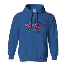 Load image into Gallery viewer, Be Love Pig Shaped Heart Art Hoodies (No-Zip/Pullover) - 5 Colors