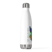 Load image into Gallery viewer, Don't Worry, Be Happy!  Hans2 Colorful Pig Art 20oz Insulated Bottle