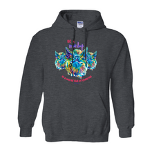 Load image into Gallery viewer, Be a Fruit Loop Hoodie (No-Zip/Pullover) with Colorful Pig Portrait - 3 Colors