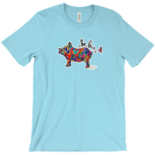 Load image into Gallery viewer, Pig Love UNISEX T-Shirt with Allie for the Soul Heart Art - 7 Colors

