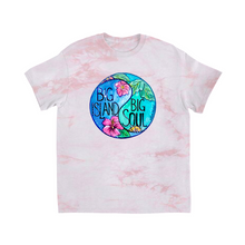 Load image into Gallery viewer, Big Island Big Soul Pink Rose Tie-Dye T-Shirts